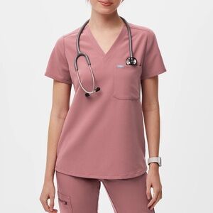 Figs Medium Catarina Top in Mauve